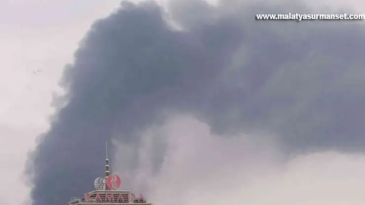 Elazığ stadyumunda yangın