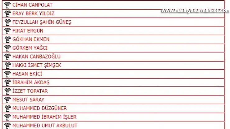 Elazığspor'da yeni transferlerin lisansı çıktı