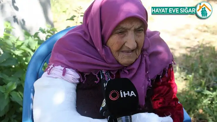 Elif nine, depremde düştü kolunu kırdı