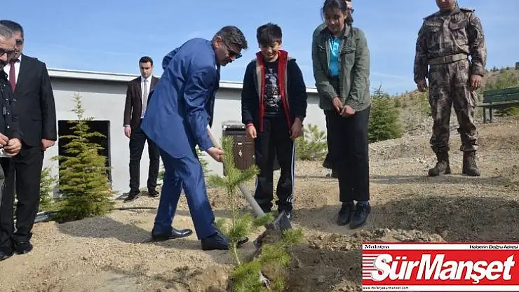 Emniyet müdürlüğünden fidan dikimi