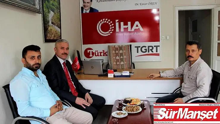 Emniyet Müdürü İbrahim Ergüder'den İHA'ya ziyaret