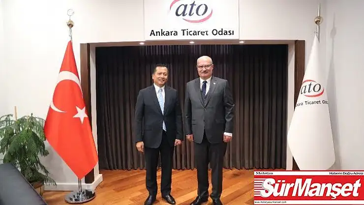 Endonezya Büyükelçisi İkbal, ATO Başkanı Baran'ı ziyaret etti