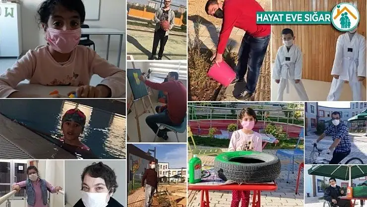 Engelli çocuklardan Başkan Güder'e videolu moral