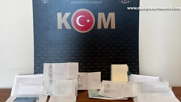 Erciş'te 'tefeci' operasyonu