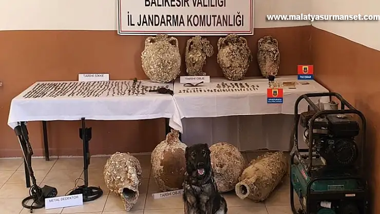 Erdek'te tarihi eser kaçaklarına operasyon düzenlendi