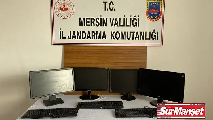Erdemli'de iş yerinden hırsızlık yapan 3 zanlı yakalandı