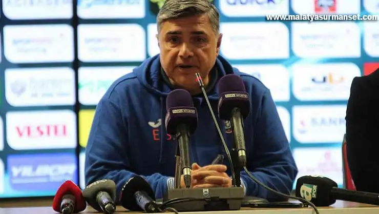Erdinç Sözer: 'Basit uzun bir topla gol yedik ve 3 puanı bıraktık'