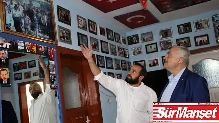 Erdoğan sevgisi büyüdükçe büyüdü evine sığmadı