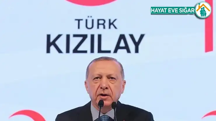 Erdoğan'dan Kızılaycılara özel tebrik