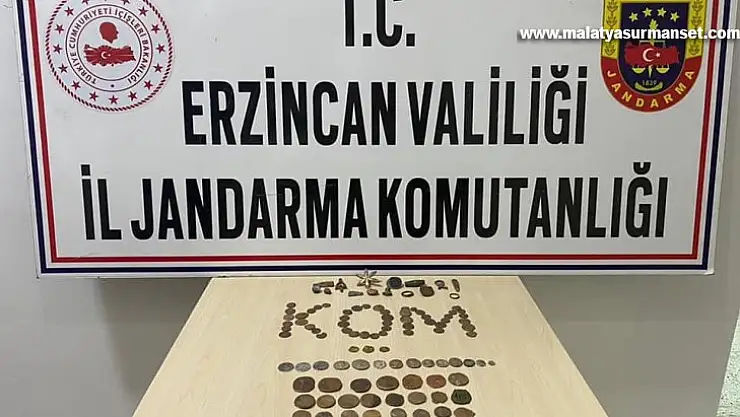 Erzincan'da 116 adet tarihi eser ele geçirildi