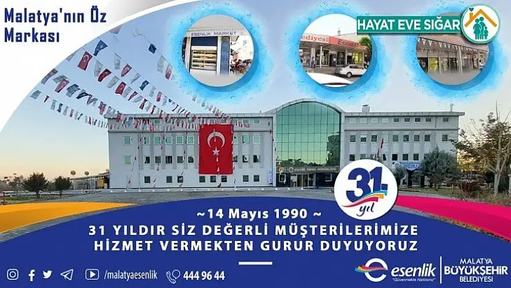 Esenlik 31 yaşın gururunu yaşıyor