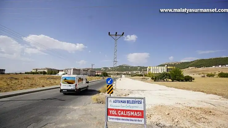 Esentepe'de yol genişletme çalışmaları devam ediyor