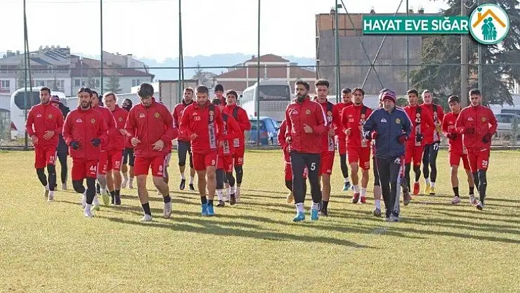 Eskişehirspor, Balıkesir deplasmanı öncesi hazırlıklarını tamamladı