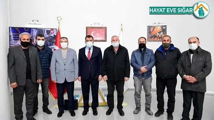 Esnaflardan Başkan Gürkan'a ziyaret