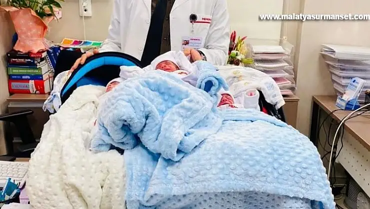 Evlat hasreti çeken anne haplı tedaviler sayesinde üçüz bebek sahibi oldu