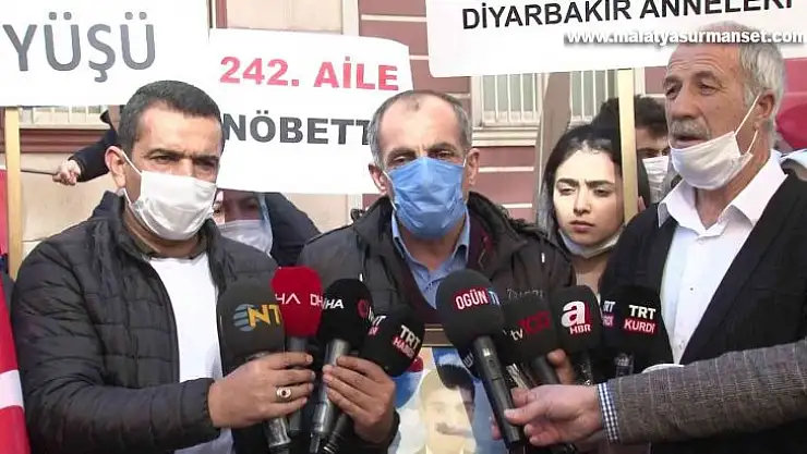 Evlat nöbeti direnişine yüreği yanık bir aile daha katıldı
