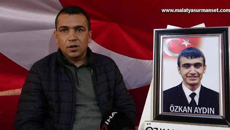 Evlat nöbetindeki acılı baba Süleyman Aydın'dan HDP'ye tekpi