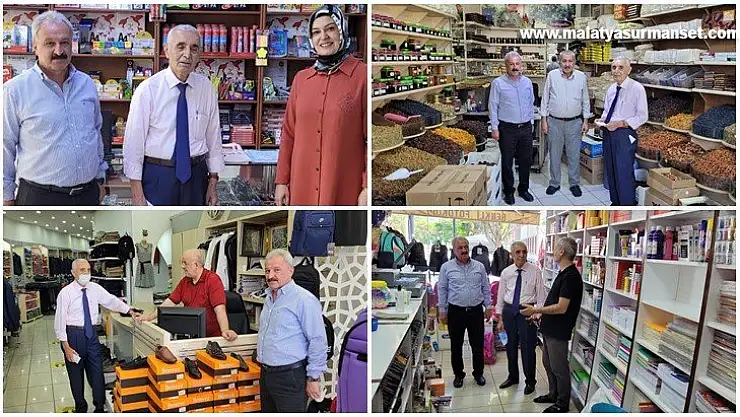 Evren'den esnaf ziyareti