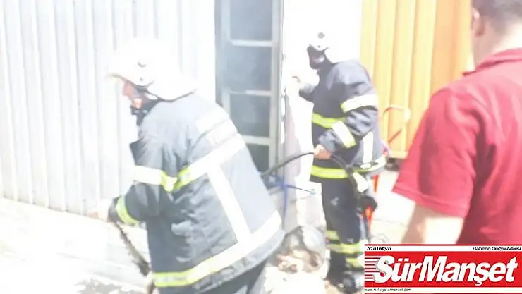 Fabrika yangını korkuttu