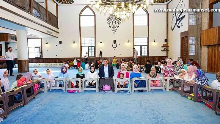 Fadıloğlu, Kur'an Kursu öğrencilerini ziyaret etti