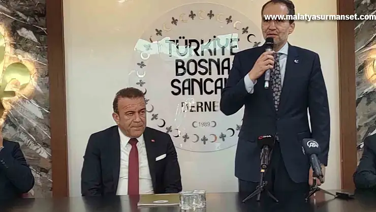 Fatih Erbakan, Bayrampaşa'da Bosna Sancak Derneği'ni ziyaret etti