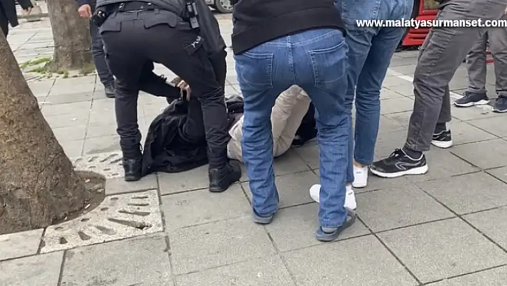 Fatih'te taciz şüphelisi polis ekiplerince yakalandı