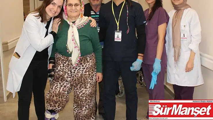 Felçli kadın 8 yıl sonra yeniden ilk adımlarını attı