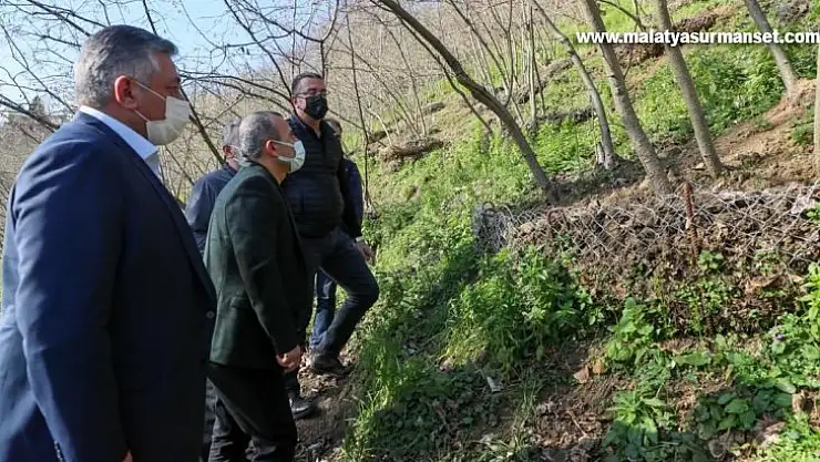 Fındık bahçelerinde cep teras uygulaması