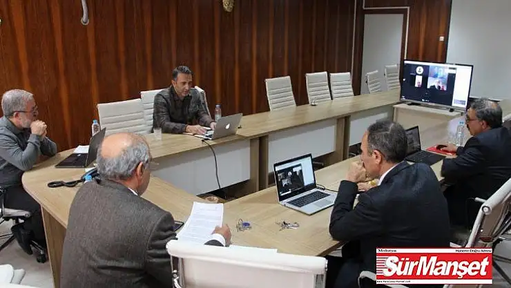 Fırat Üniversitesinde  telekonferanslı toplantı