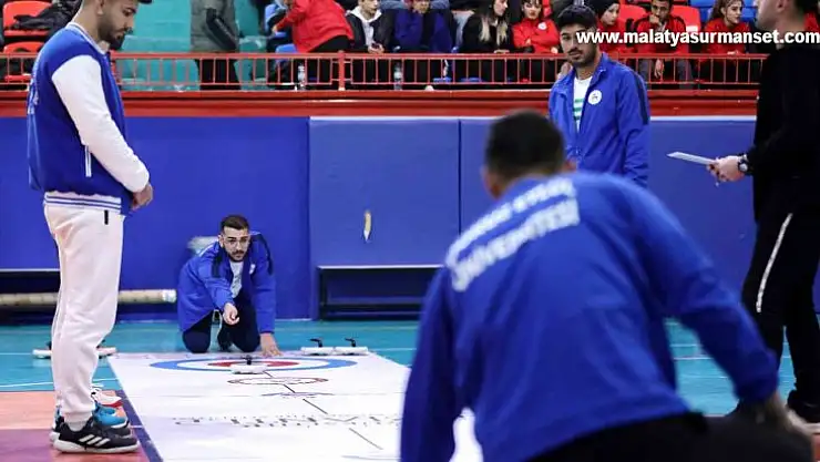 Floor Curlıng Ünilig Türkiye Şampiyonası GAÜN'de başladı