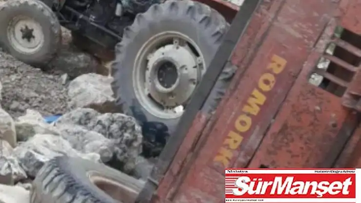 Freni patlayan traktör dereye yuvarlandı: 1 ölü, 3 yaralı