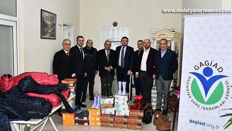 GAGİAD'dan öğrencilere mont ve bot desteği