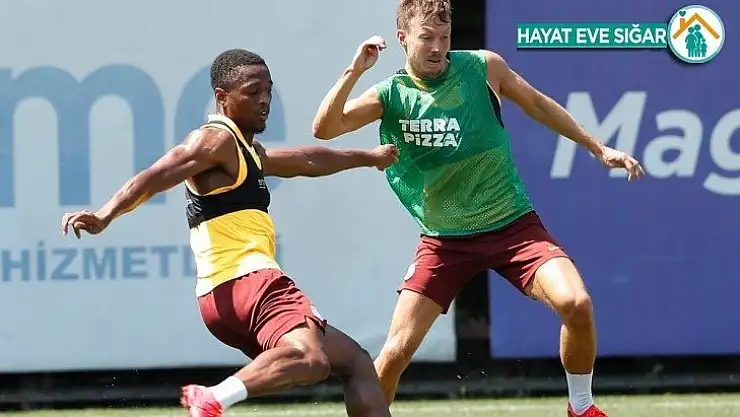 Galatasaray, Antalyaspor hazırlıklarını sürdürdü