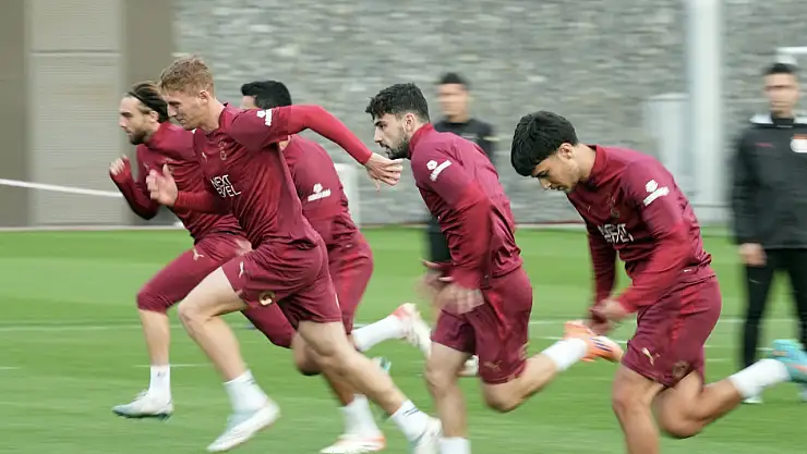 Galatasaray Başakşehir maçı hazırlıklarını sürdürdü