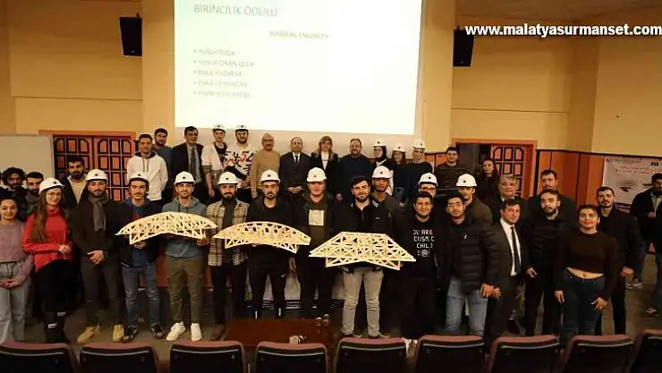 GAÜN'de ahşap köprü yarışması