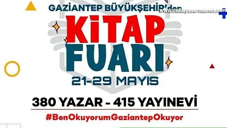 Gaziantep kitap fuarı için geri sayım başladı