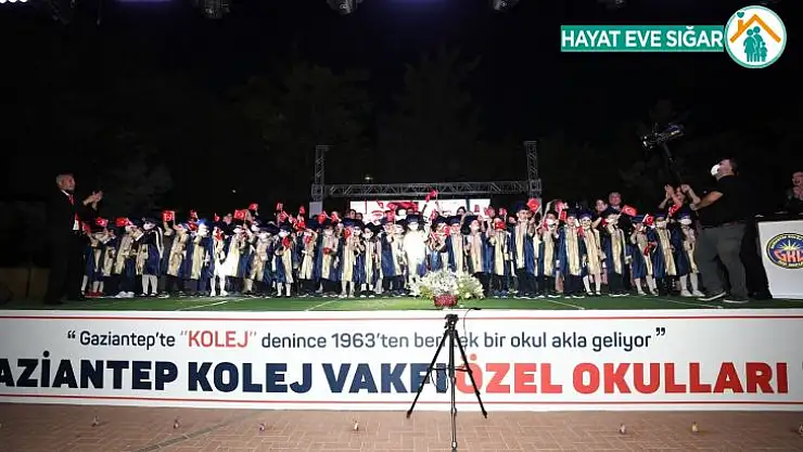 Gaziantep Kolej Vakfı'nda miniklerin kep heyecanı
