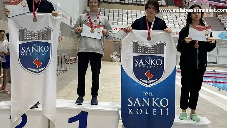 Gaziantep okullararası yıldızlar yüzme müsabakası