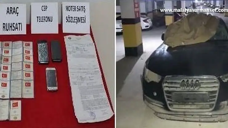 Gaziantep'te 'change araç' operasyonu: 2 tutuklama