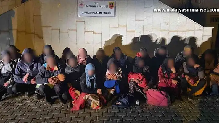 Gaziantep'te 134 düzensiz göçmen yakalandı