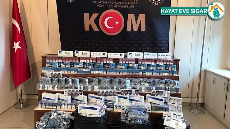 Gaziantep'te 3 bin 400 paket kaçak sigara ele geçirildi