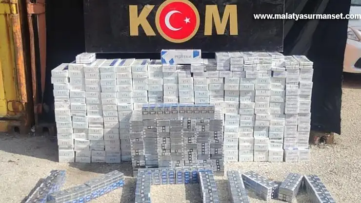 Gaziantep'te 4 bin 265 paket kaçak sigara ele geçirildi