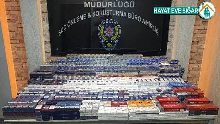 Gaziantep'te 4 bin 76 paket kaçak sigara ele geçirildi