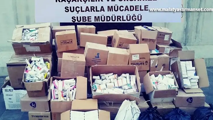 Gaziantep'te 80 bin kaçak ilaç ele geçirildi