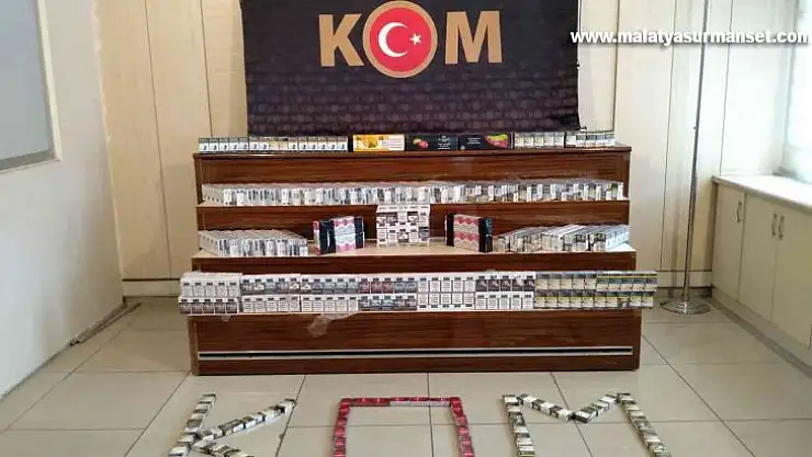 Gaziantep'te bin 580 paket kaçak sigara ele geçirildi