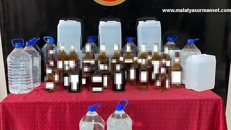 Gaziantep'te bin 970 litre kaçak alkol ele geçirildi