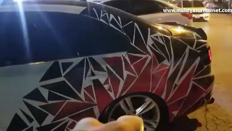 Gaziantep'te çevreyi rahatsız eden 7 modifiye araca ceza