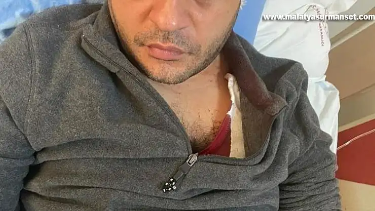 Gaziantep'te hasta yakınından doktora mermerli saldırı