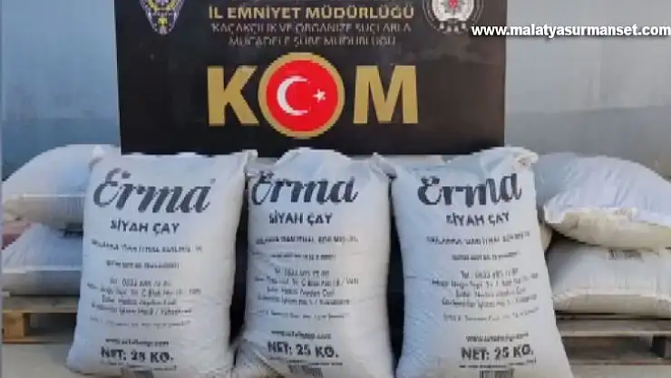 Gaziantep'te kaçak çay operasyonu