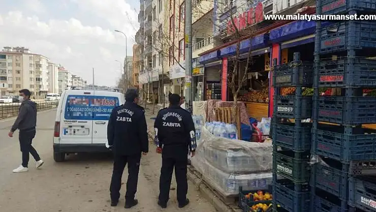 Gaziantep'te kaldırım işgallerine karşı denetimler sürüyor